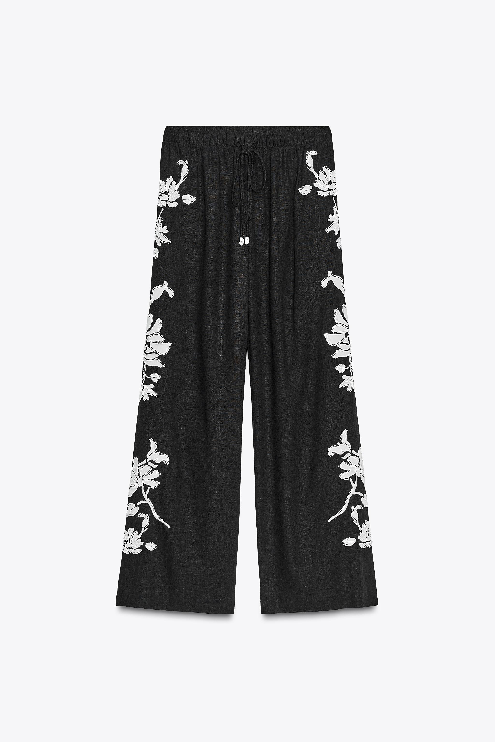 BEADED EMBROIDERED PANTS ZW COLLECTION