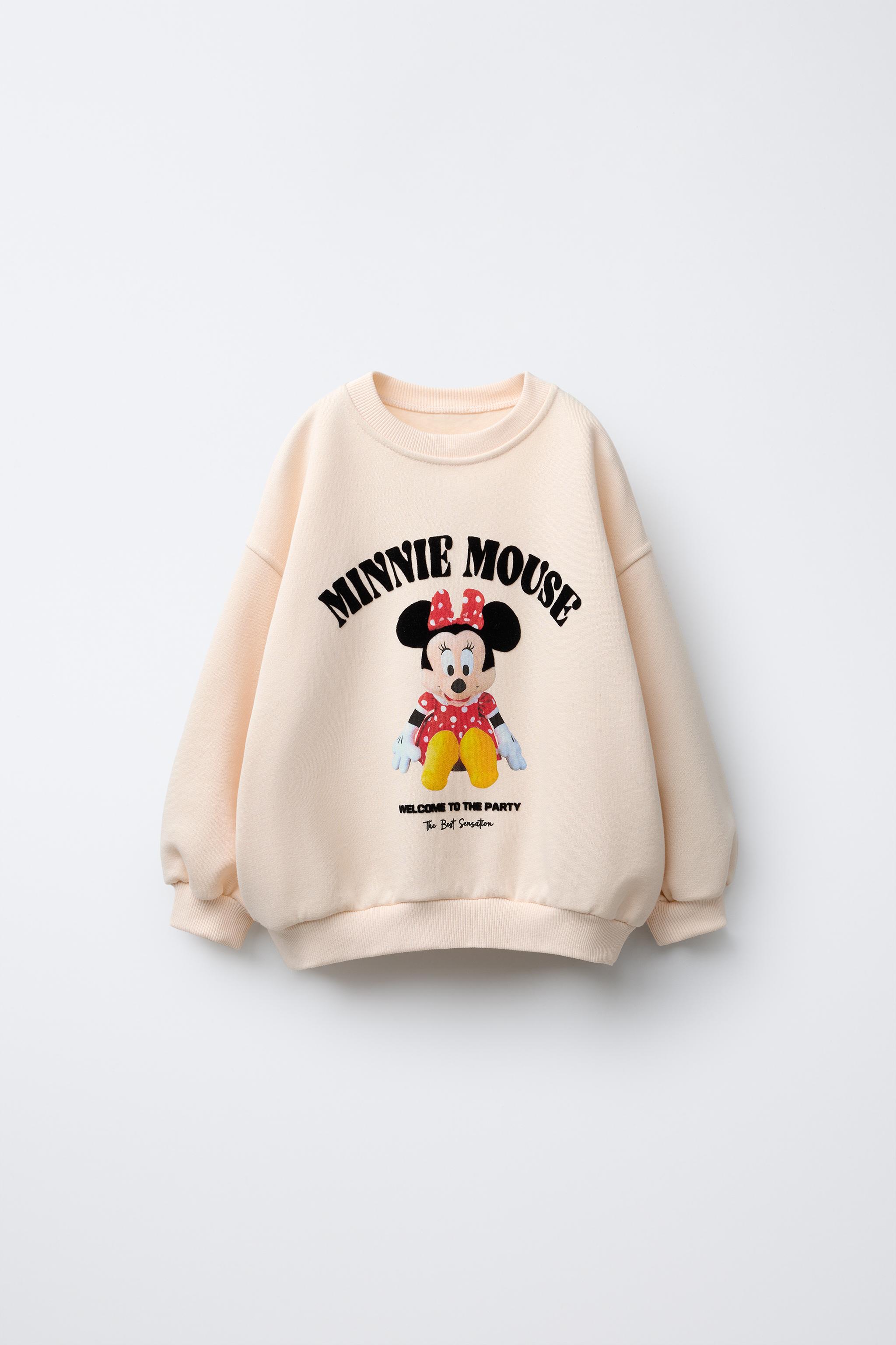 MINNIE MOUSE © DISNEY FLOCK PRINT SWEATSHIRT