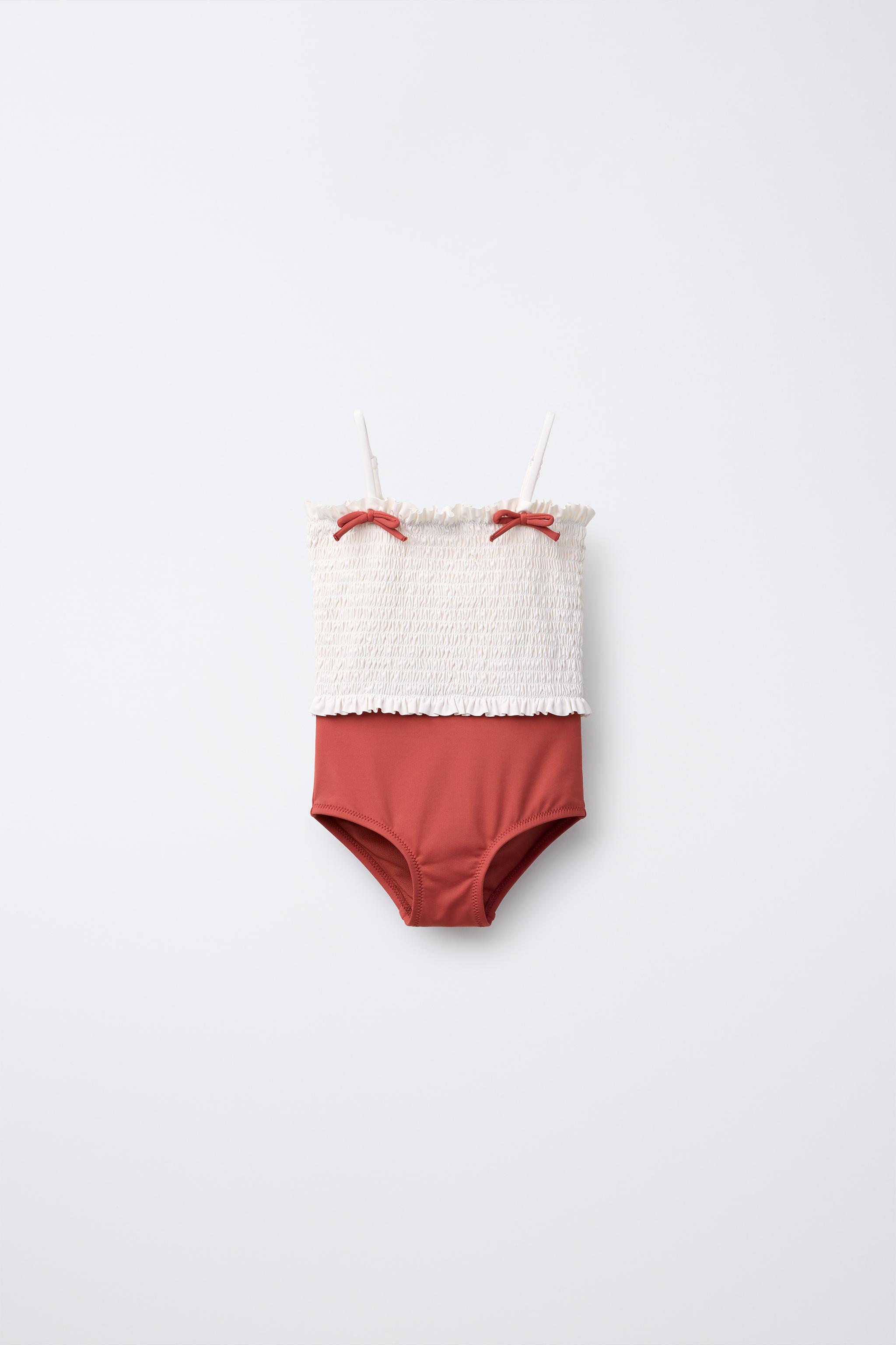 2-6 YEARS/ SWIMSUIT ELASTIC BOWS