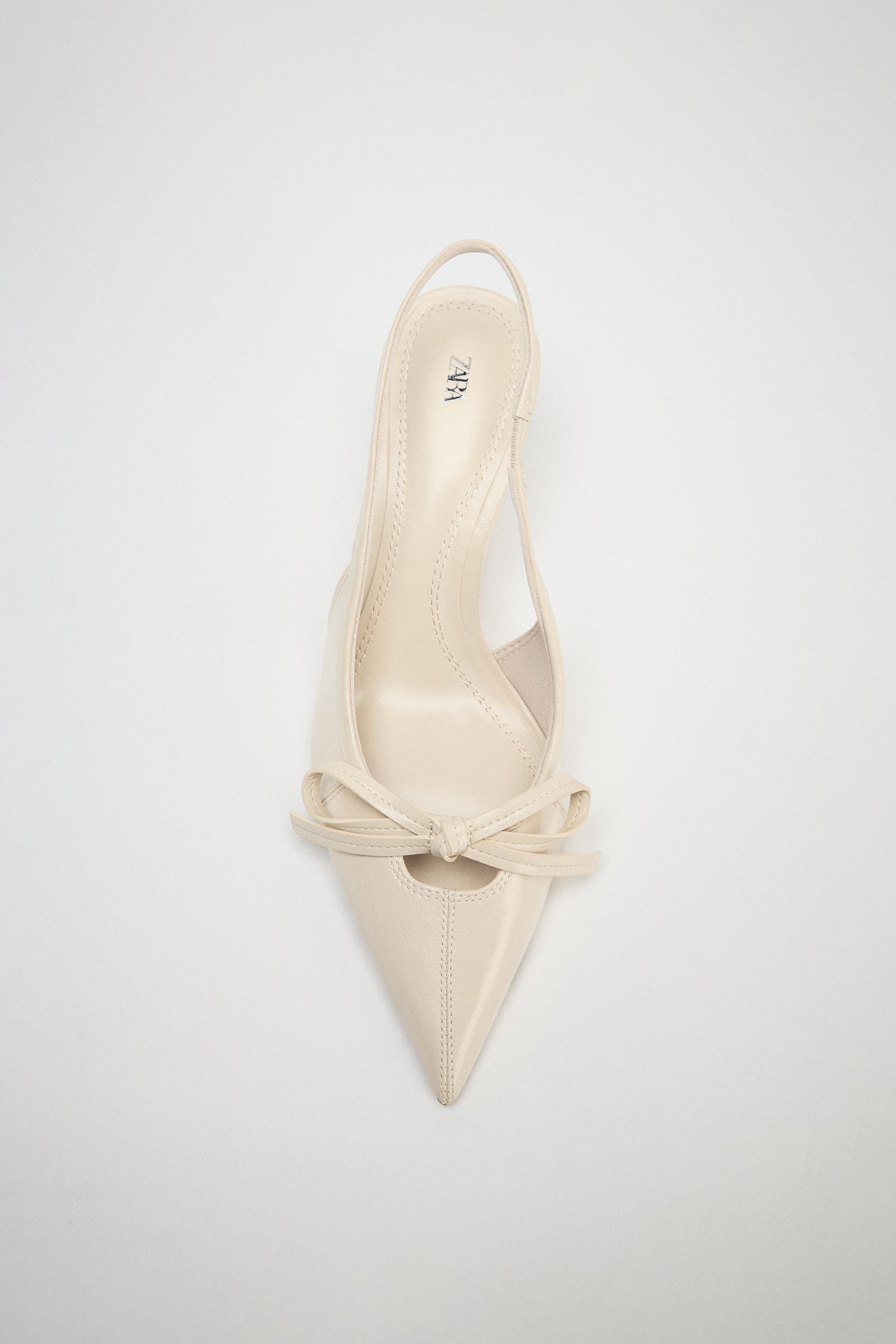 BOW SLINGBACK SHOES