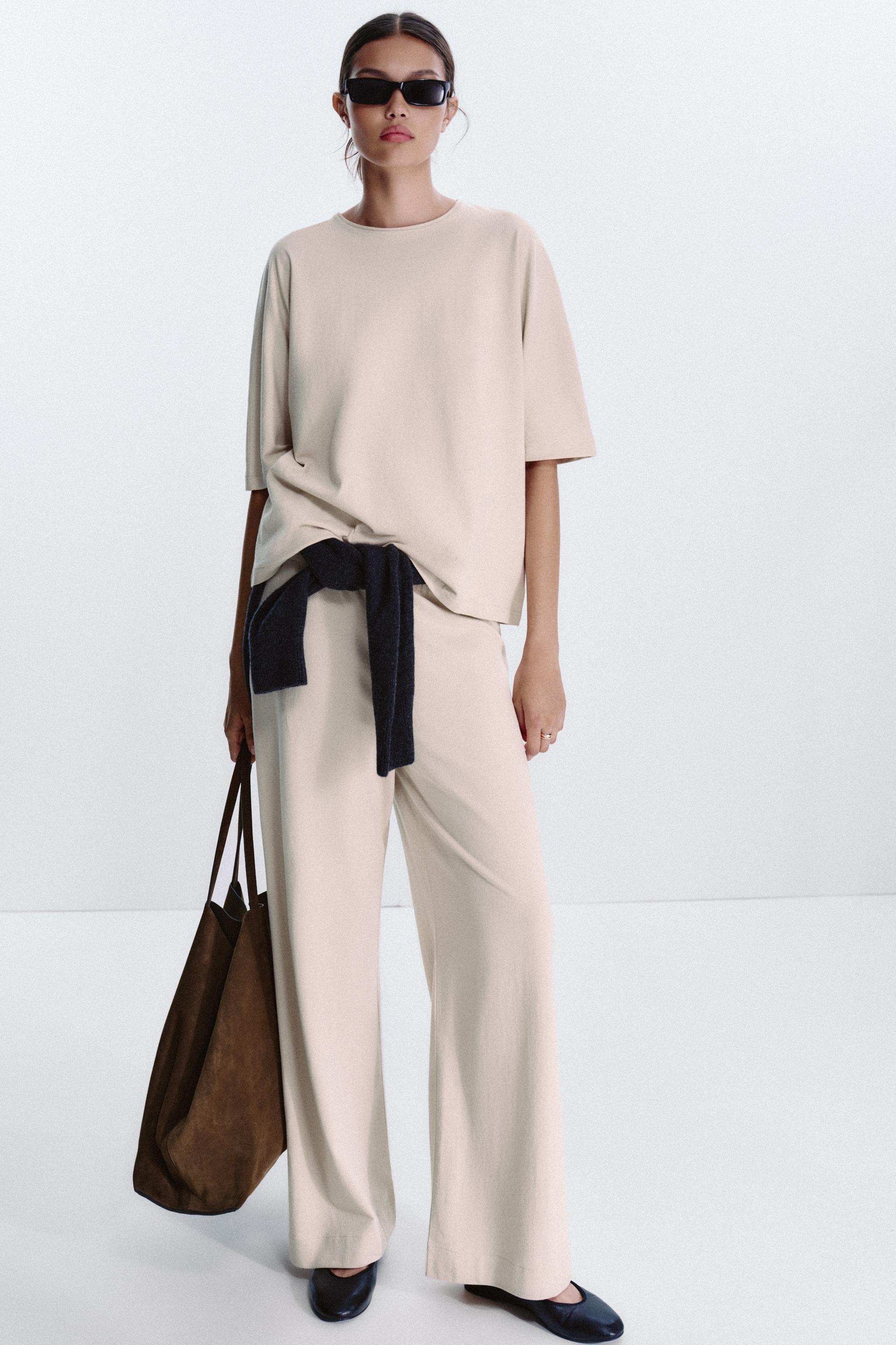 OVERSIZED TEXTURED T-SHIRT