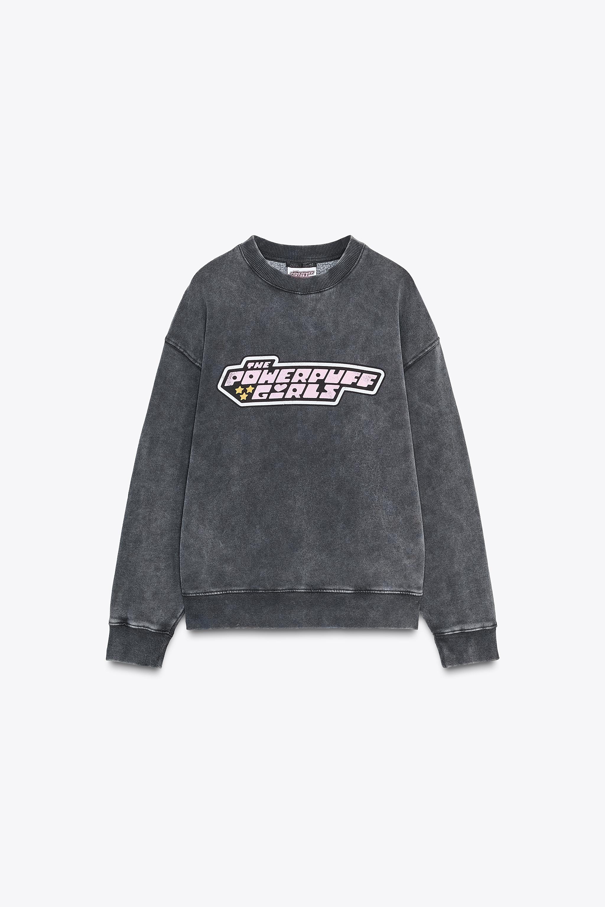 THE POWERPUFF GIRLS™ WASHED EFFECT SWEATSHIRT