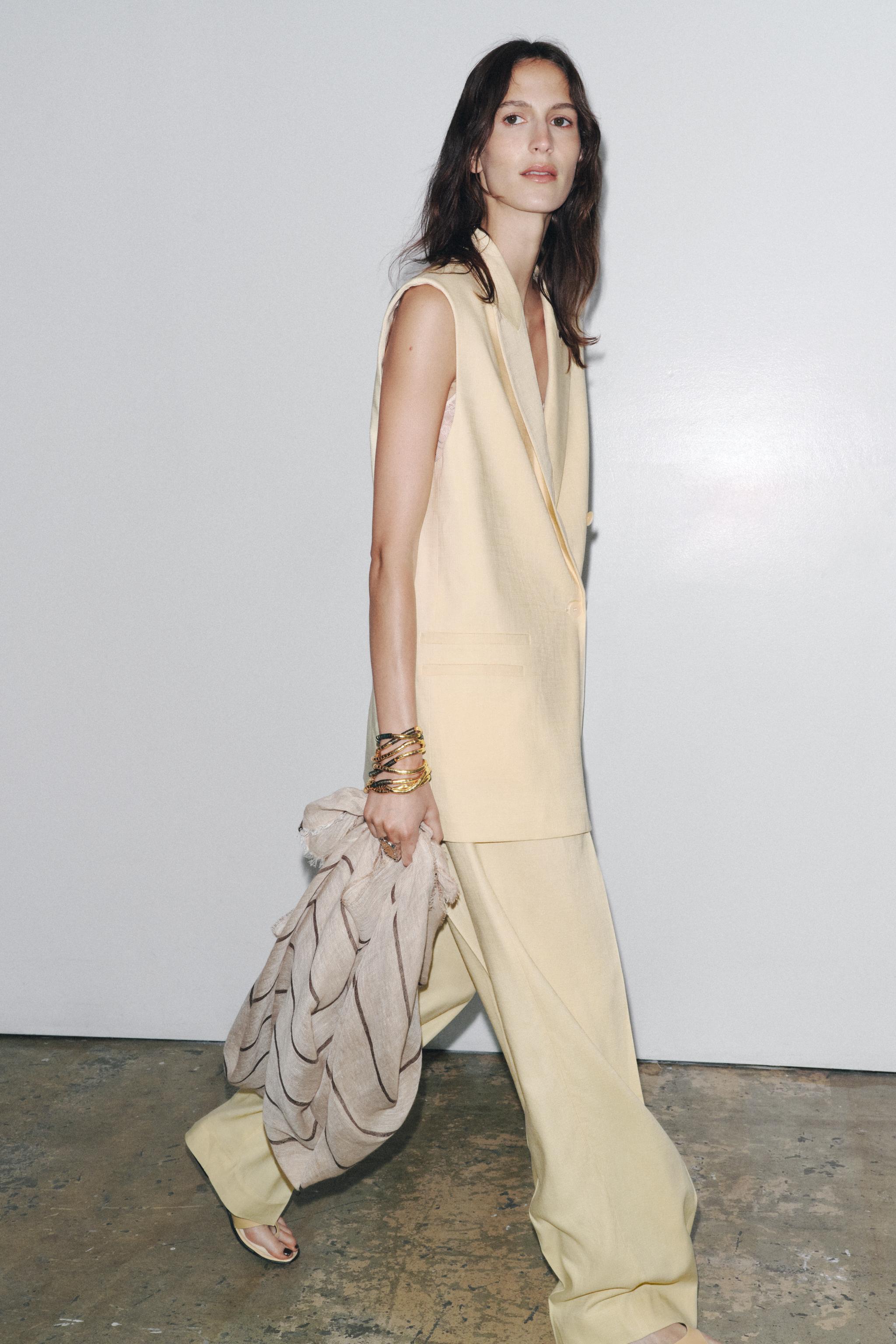 ZW COLLECTION WIDE LEG PLEATED PANTS