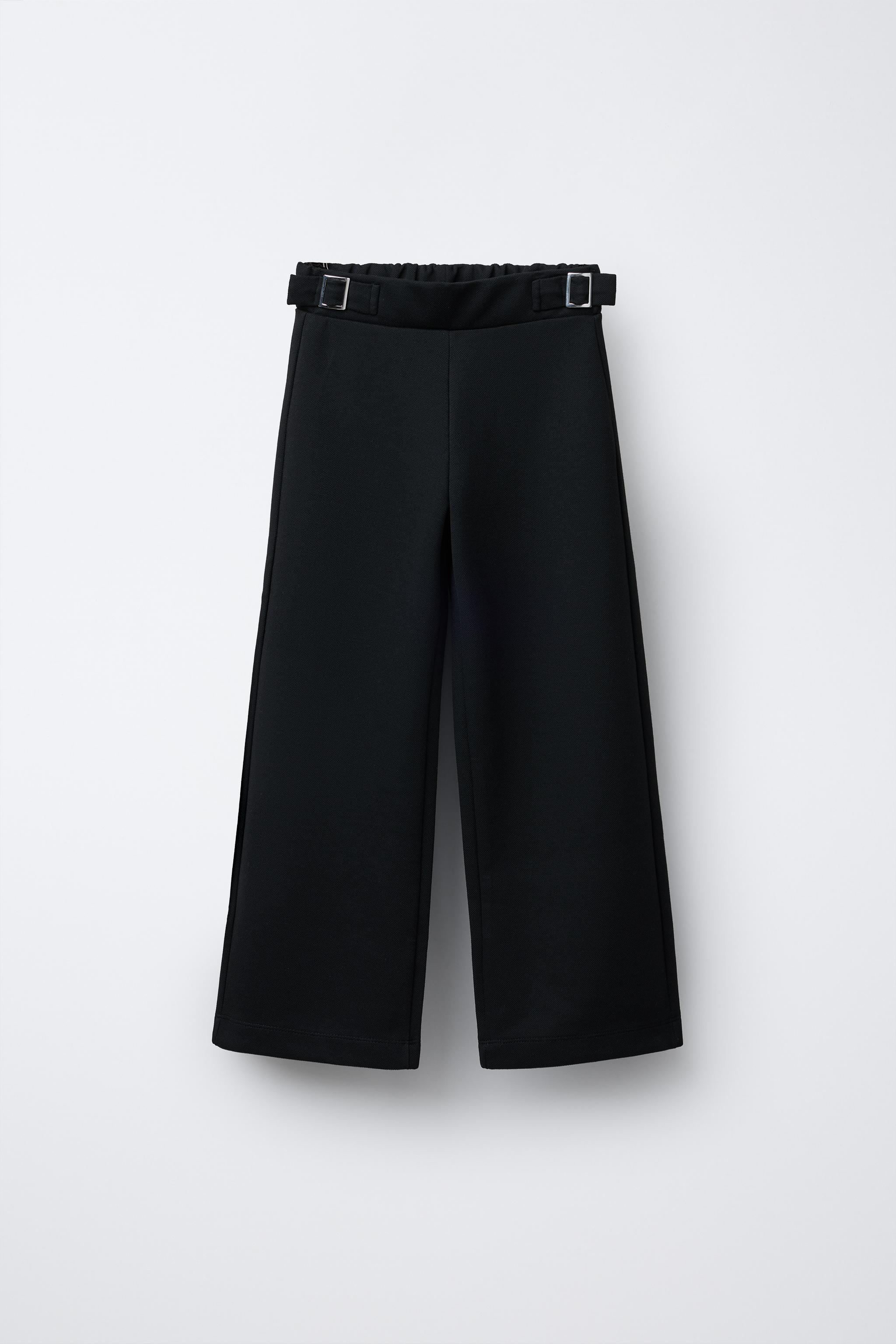 BUCKLED SUIT PANTS