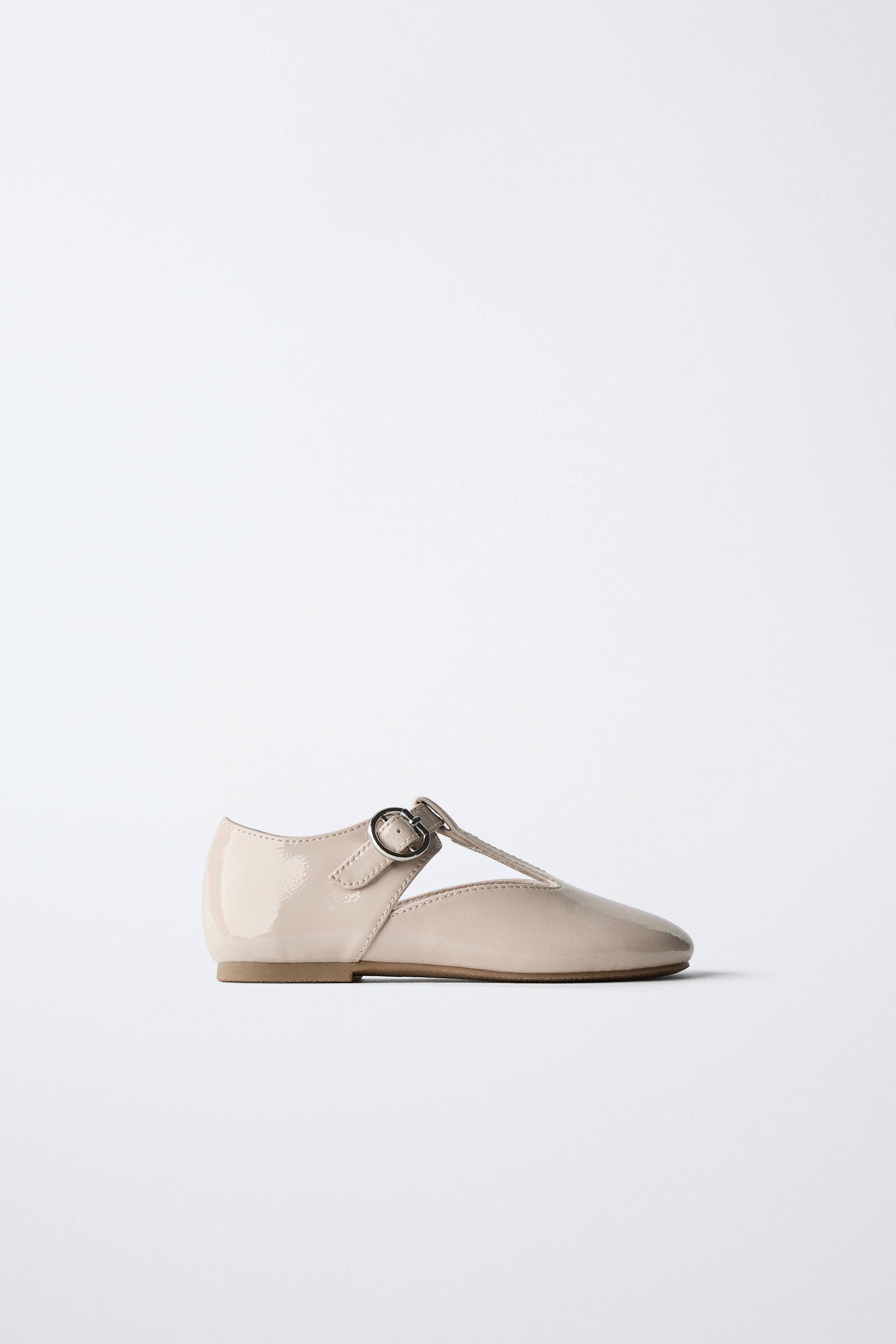 PATENT T-STRAP SHOES