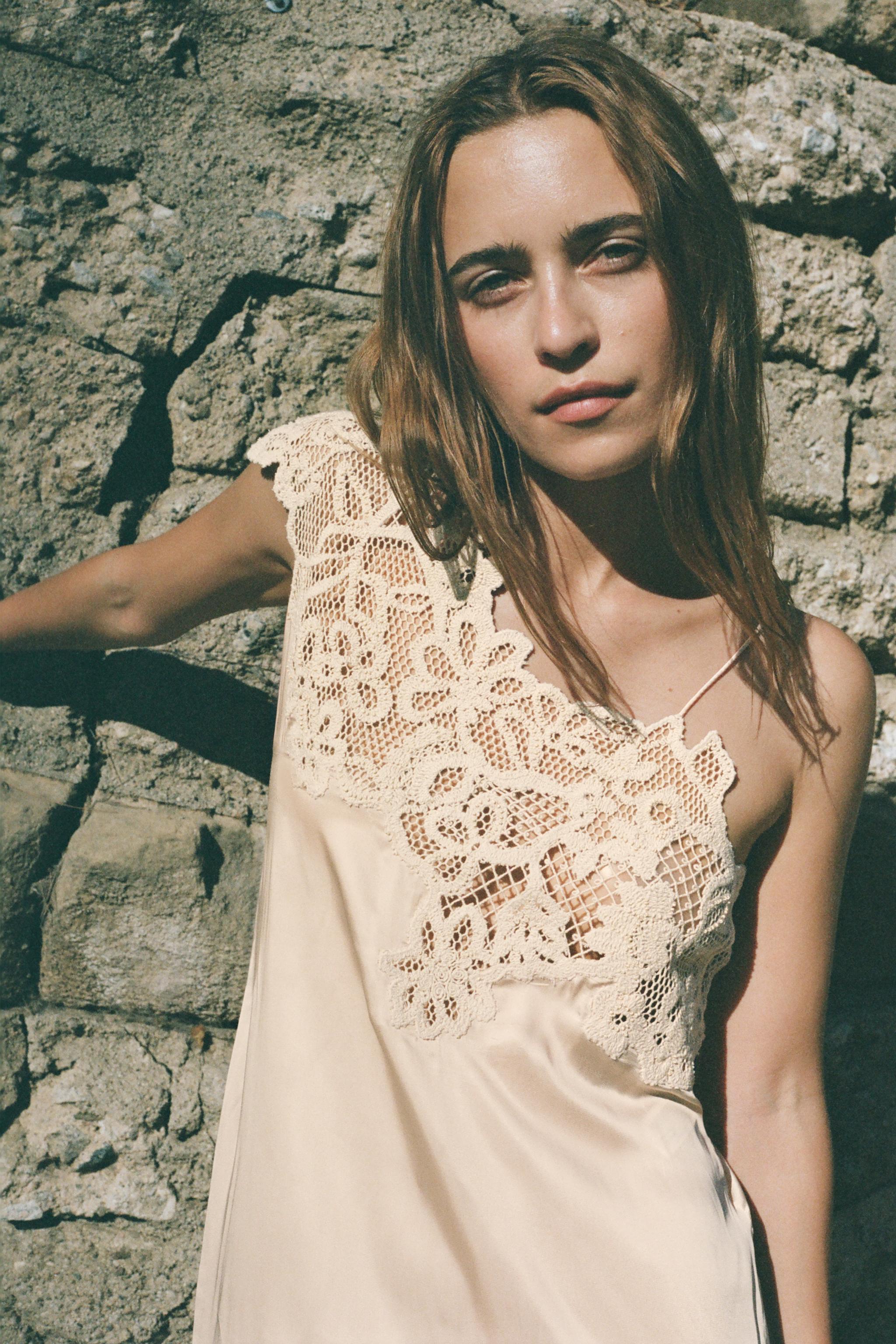 LIMITED EDITION ASYMMETRIC CROCHET DRESS