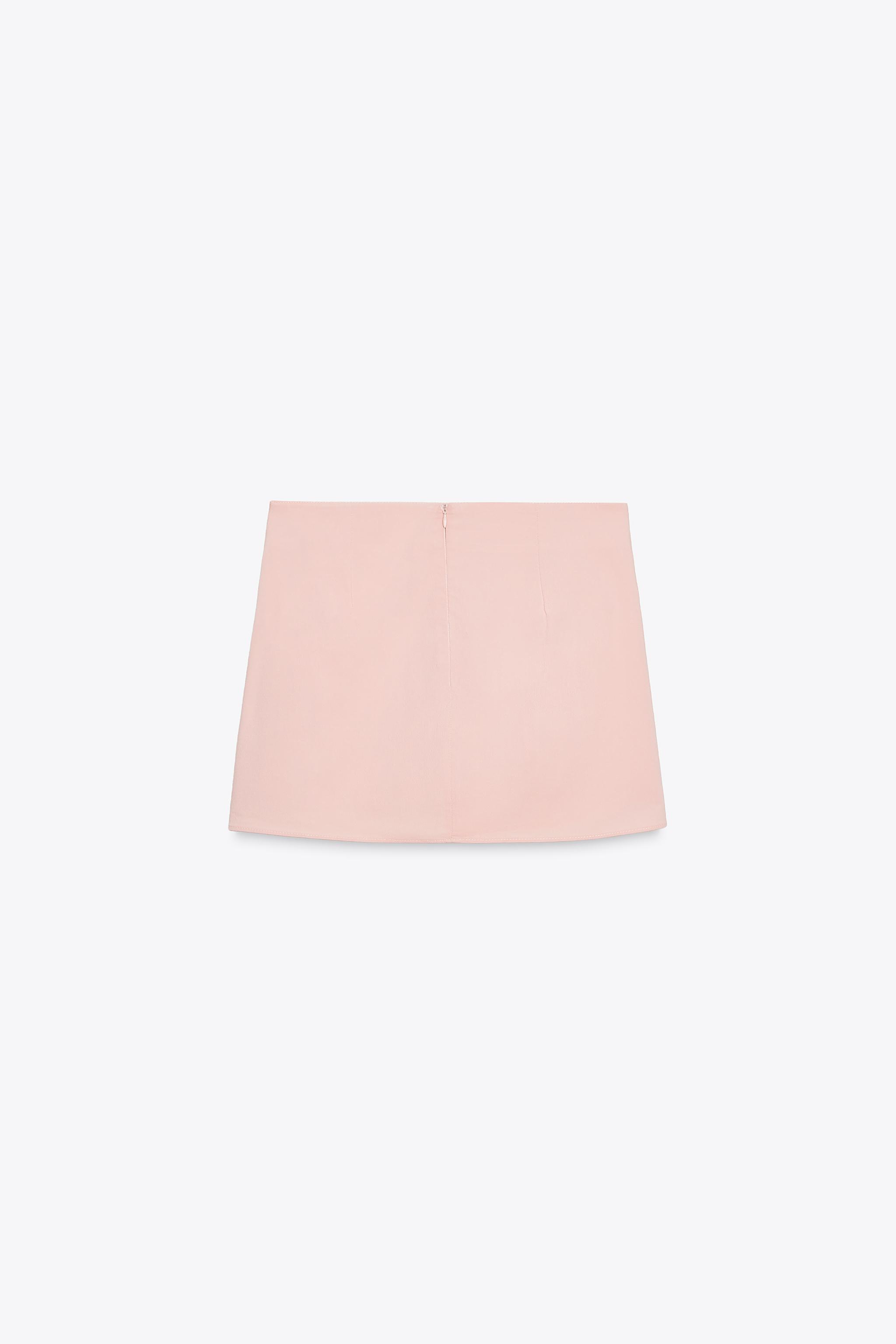 PLEATED WRAP SKORT