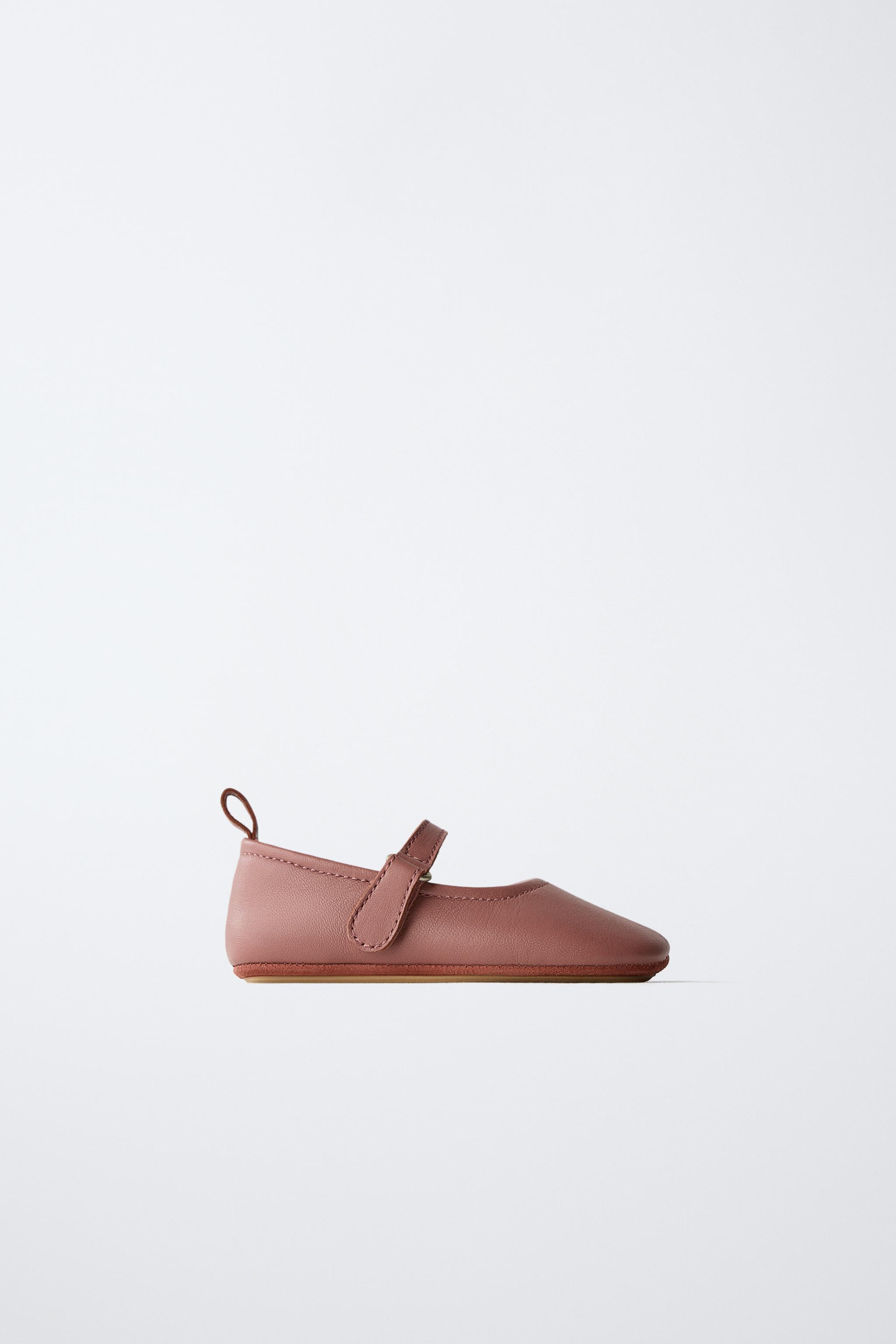LEATHER BALLET FLATS
