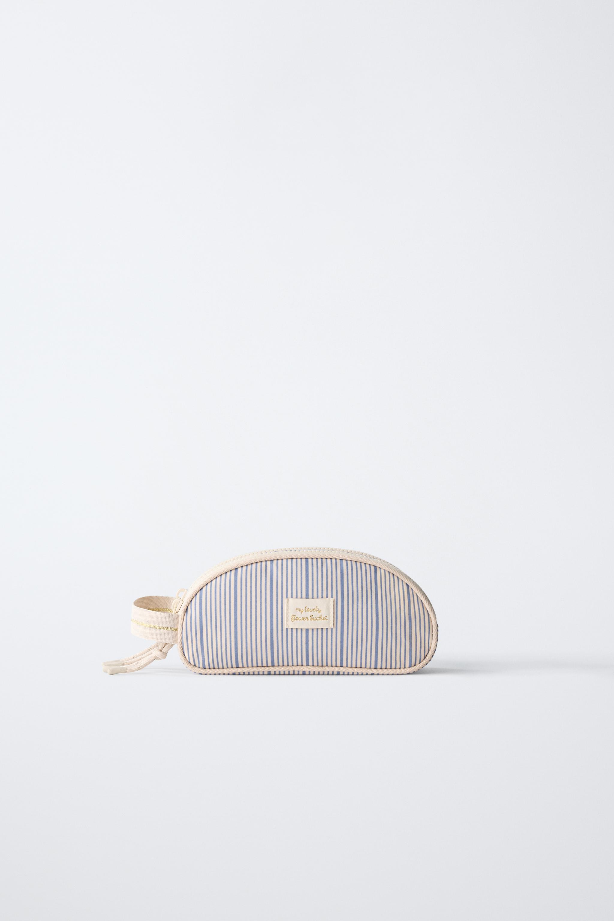 STRIPED SCHOOL PENCIL CASE