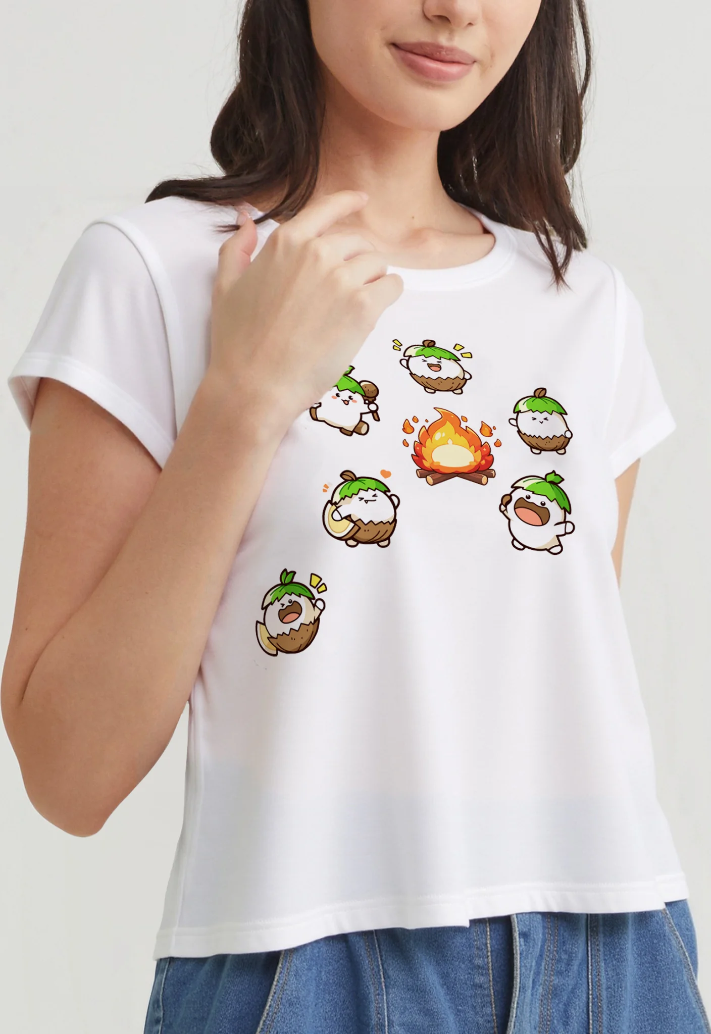 nichii X HEDGE HAUTE Baby Tee