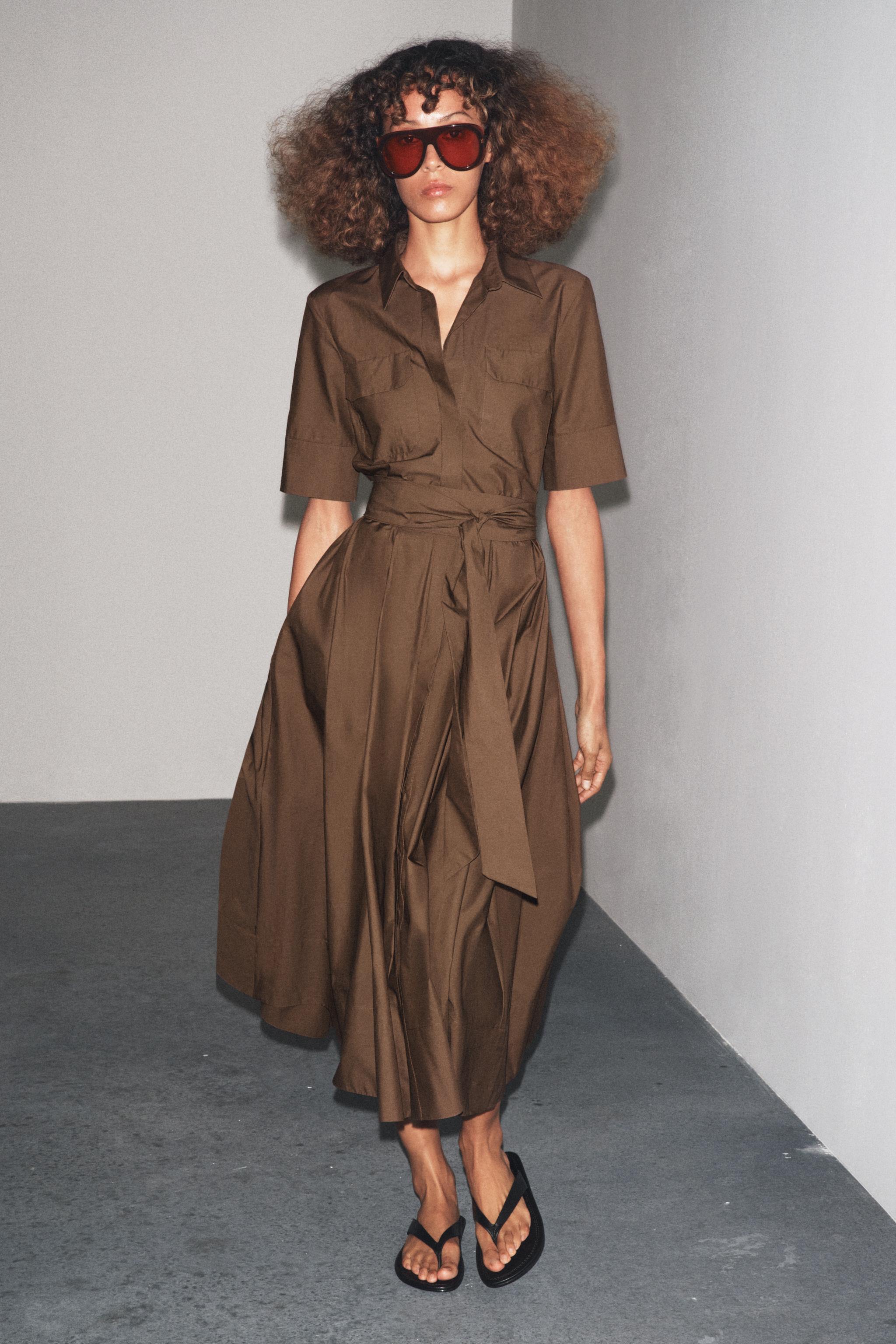 ZW COLLECTION POPLIN DRESS
