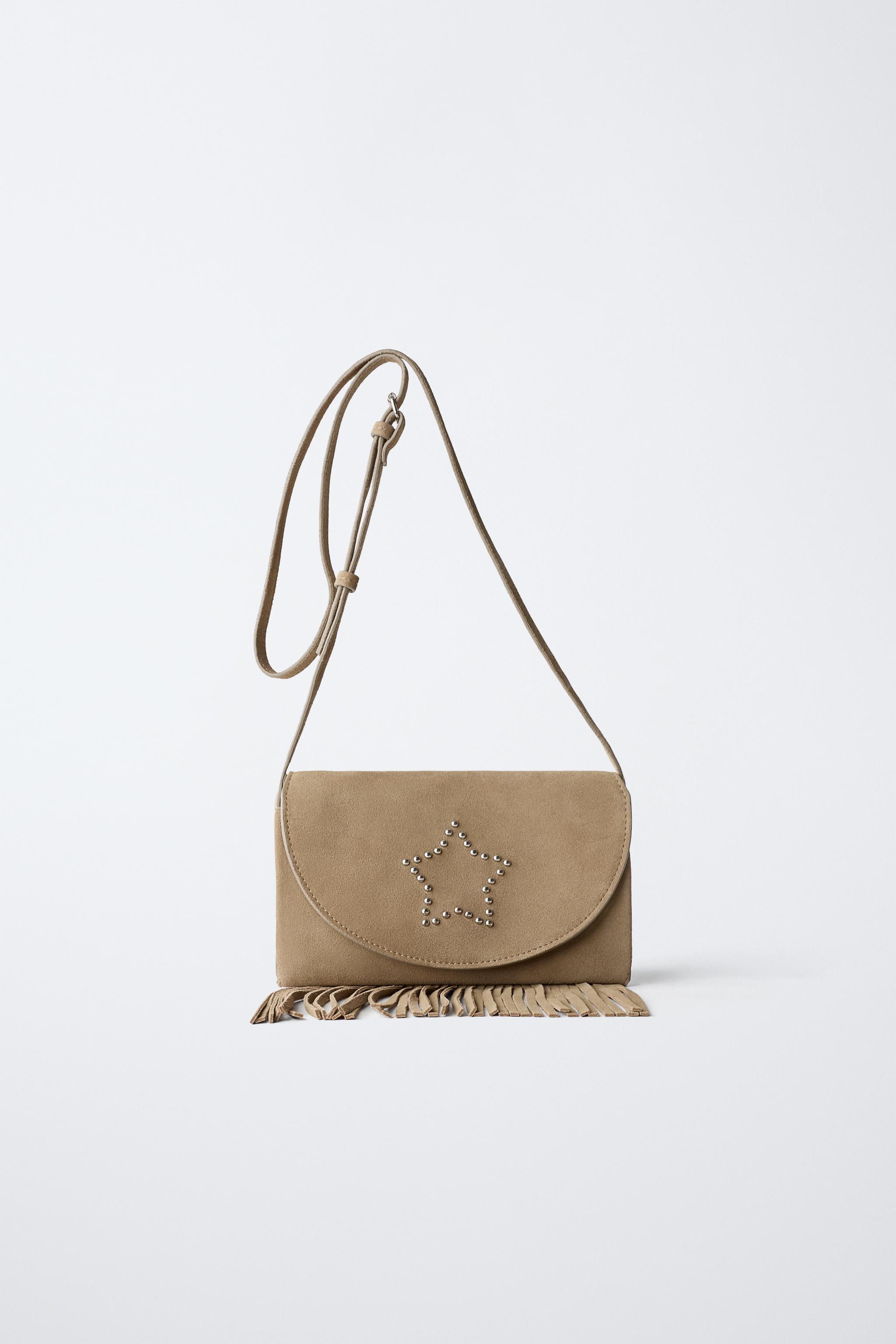 FRINGED LEATHER BAG