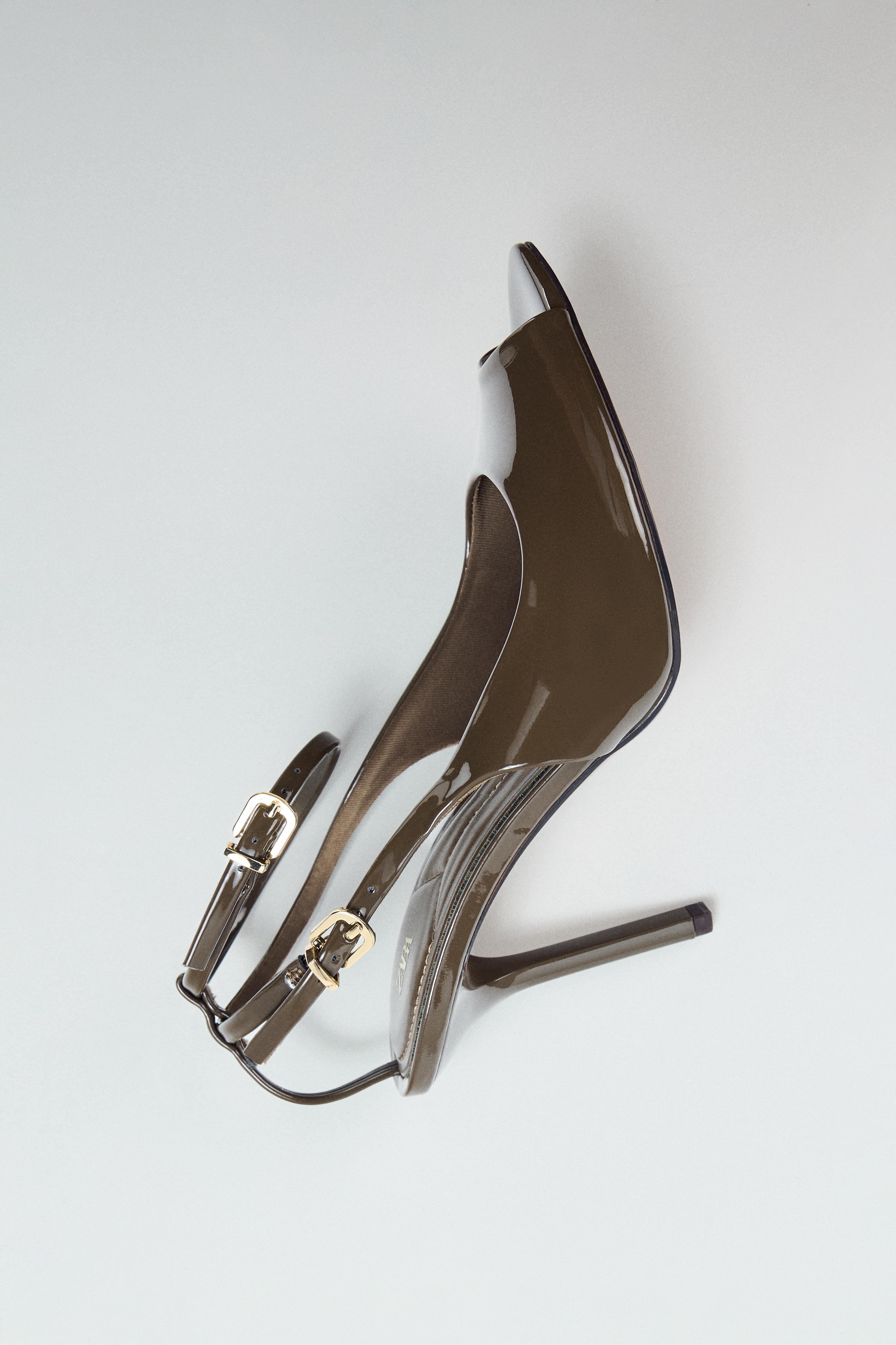 OPEN TOE SLINGBACK HEELS
