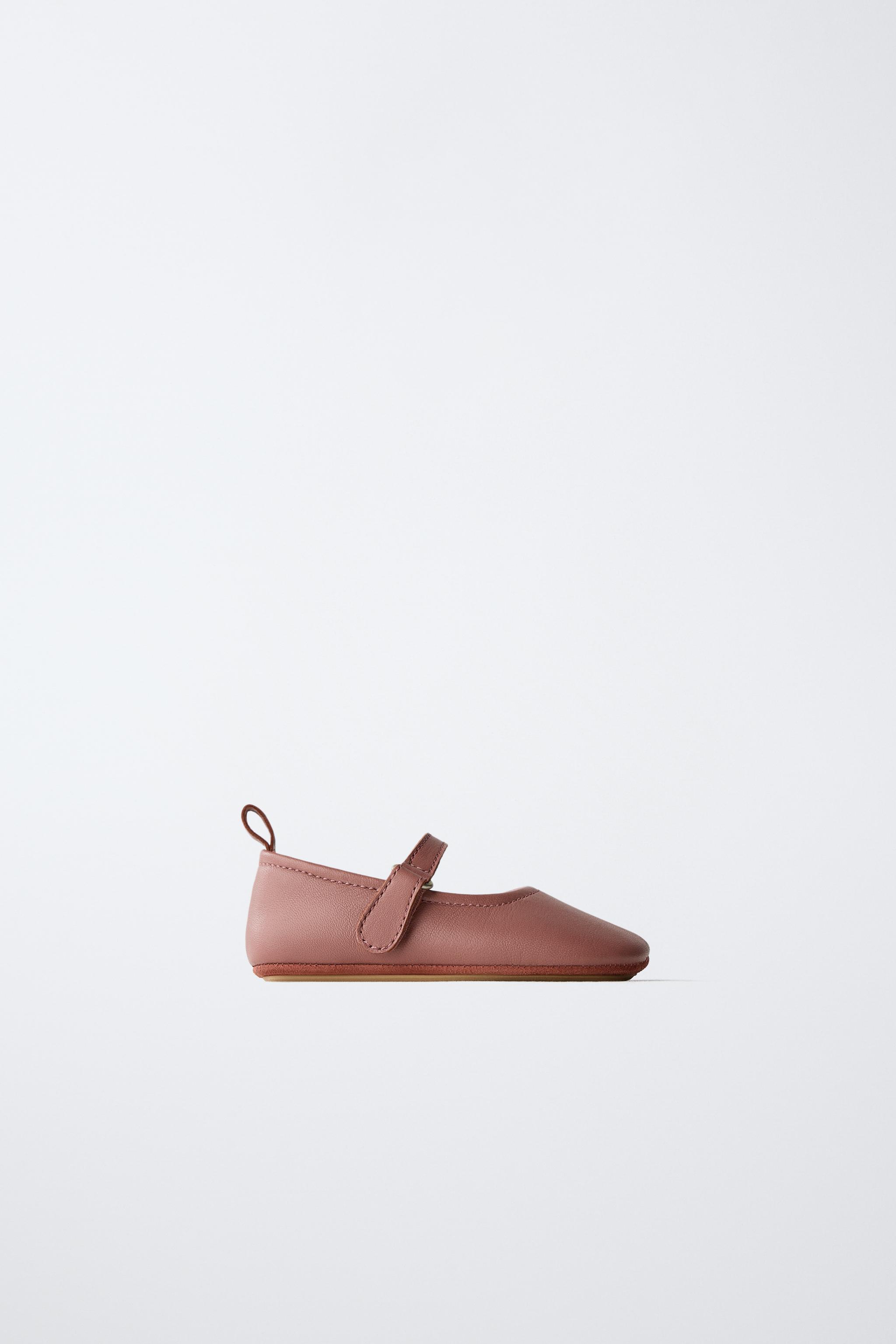 LEATHER BALLET FLATS