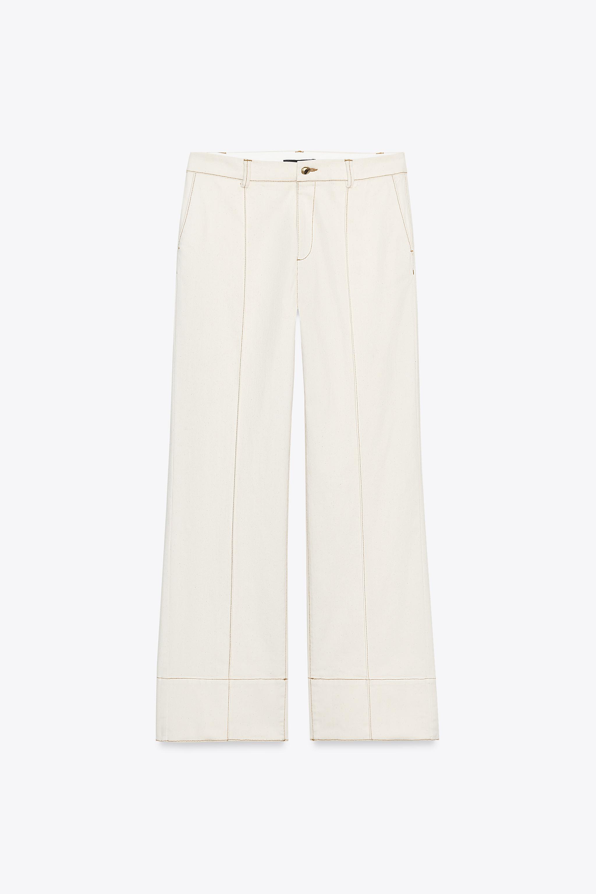 STITCHED BOOTCUT PANTS